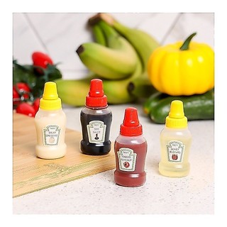 Mini Bisnaga Ketchup Mostarda, Recipiente Para Molhos Mel Calda