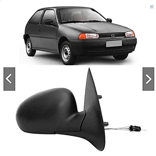 Retrovisor Gol/Parati G2 Bola 95/99 2 Portas C/Controle