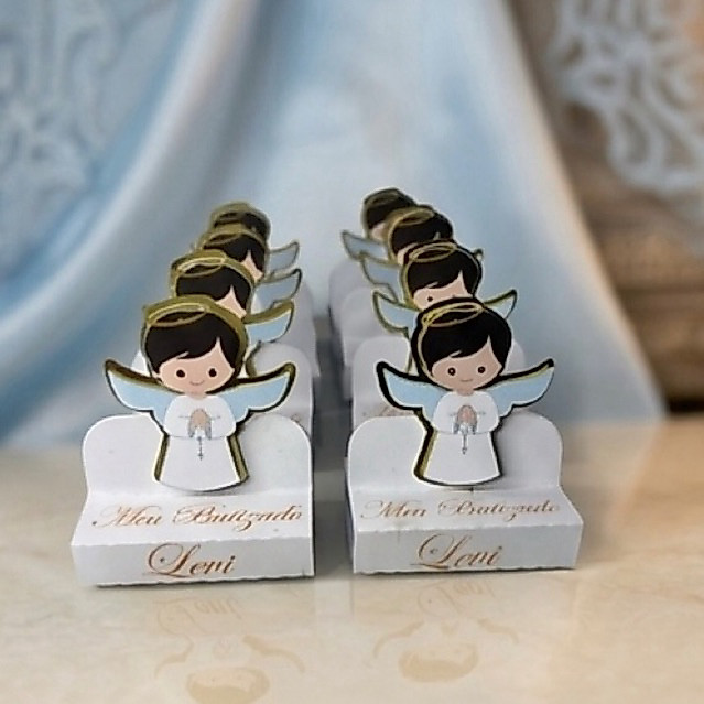porta bis duplo batizado menino/menina escolha lembrancinhas para batizado
