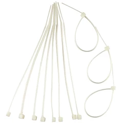 Abraçadeira Nylon Branca - 2,5 x 100MM - 8NC - Eda