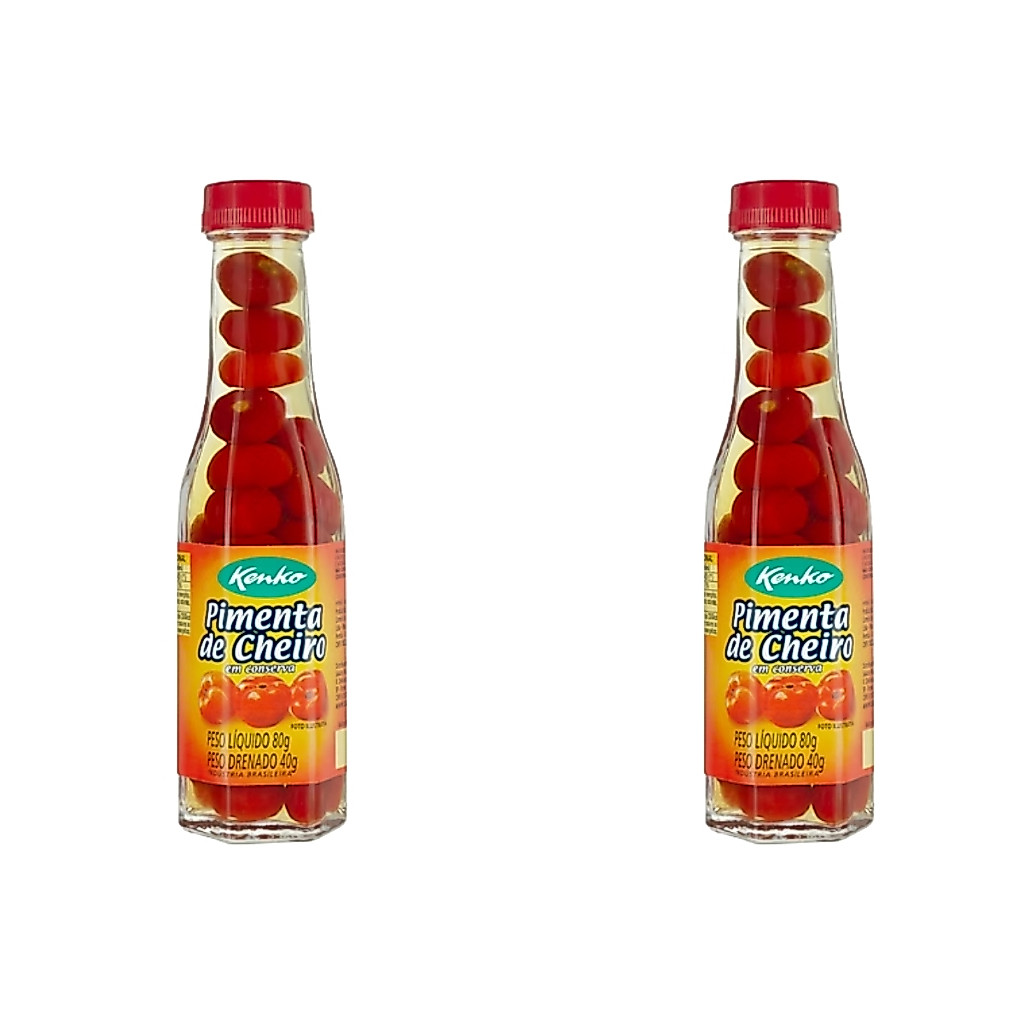 Kit 2un Pimenta de Cheiro em Conserva Kenko 40g