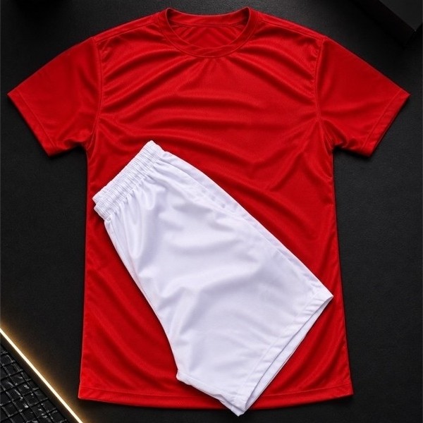 Conjunto Dry-Fit Masculino Camisa + Bermuda Treino Academia Esportivo Premium