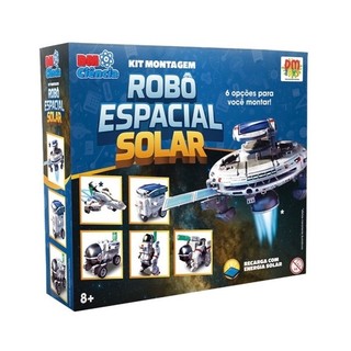 Kit Montagem Robô Espacial Solar 6 em 1