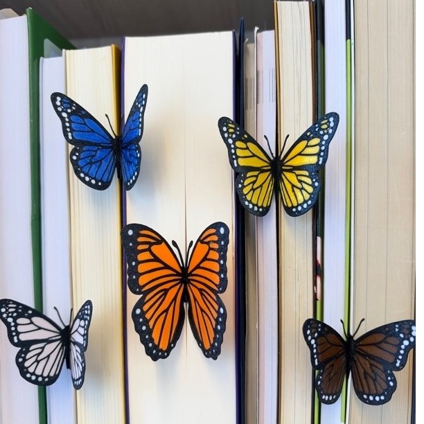 Marcador de Livro Borboleta | Marca Página Borboleta | Leitura| Presente dia dos professores