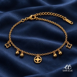 Pulseira À Prova D'água Não Escurece Hipoalergênica Semi Joia Premium Inspiração Dourado