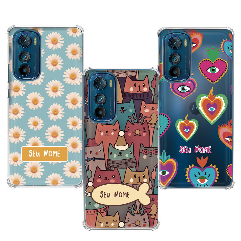 Capinha compatível com Motorola Moto Edge 30 - Estampas e Padrões
