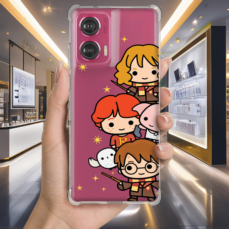 Capa Capinha MOTO G05 G04 G04s POWER PLAY 5G G82 G85 G75 G84 G73 Anti-impacto Personalizada geek POTTER HARRY (3441)