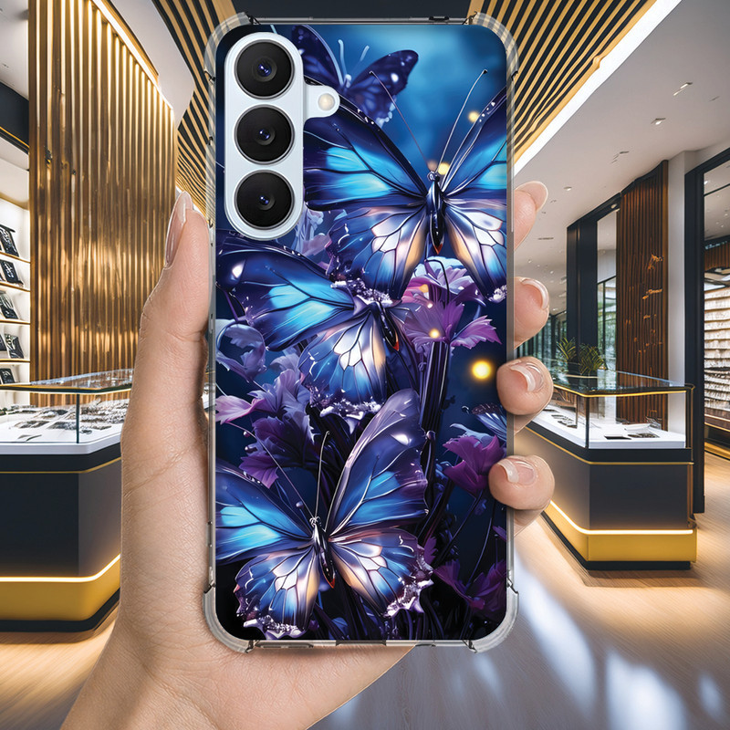 Capa Capinha GALAXY A32 A31 A30 A25 A04E A04 A03 CORE A02 A01 Anti-impacto Personalizada delicada BORBOLETA (3323)