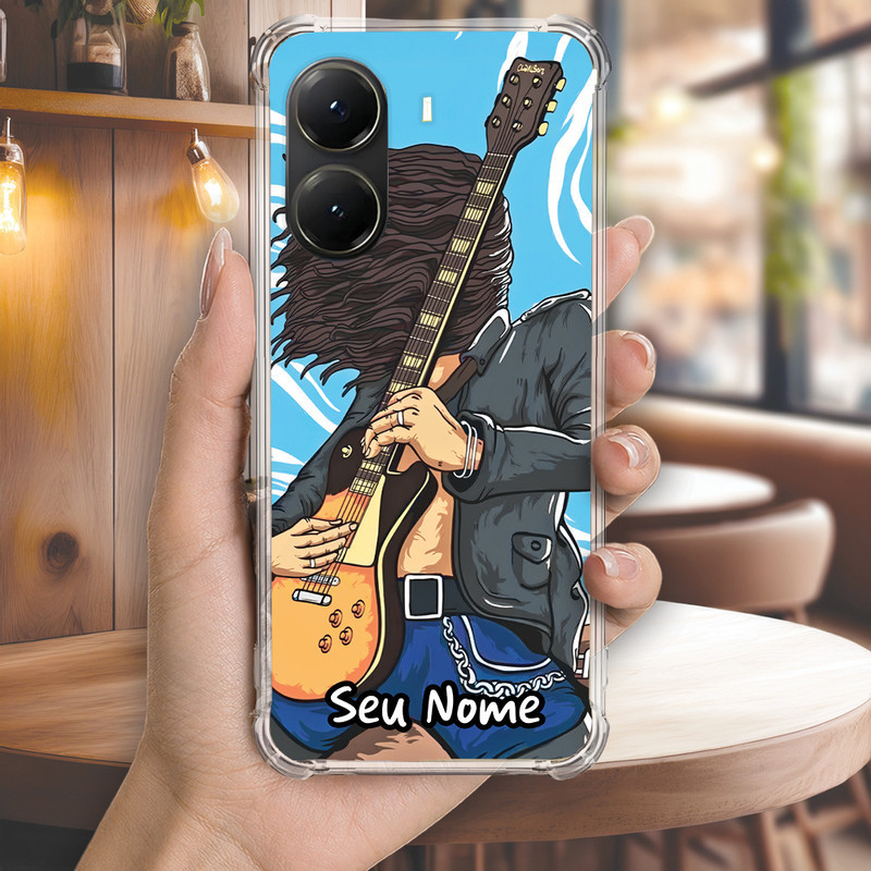 Capa Capinha POCO X3 PRO X4 M5S M5 M4 M3 F6 F5 F4 GT Anti-impacto Personalizada rock GUNS ROSES nome (3576)