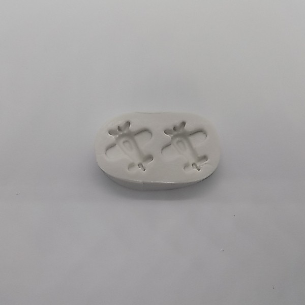 Molde De Silicone Avião Luy Molde Para Confeitaria Molde Para Biscuit 636