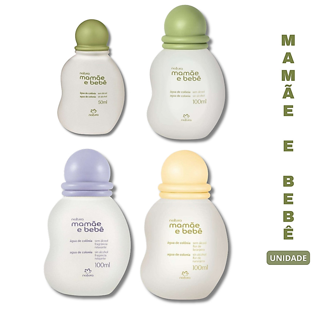 Natura Mamãe e Bebê Água de Colônia Tradicional Relaxante Flor de Laranjeira Unidade