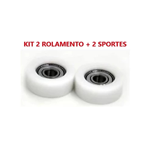 2 SUPORTE + 2 ROLAMENTOS 608 P VENTILADORES ARNO| MONDIAL|BRITANIA|MALLORY| SUBISTITUIR BUCHAS 8mm