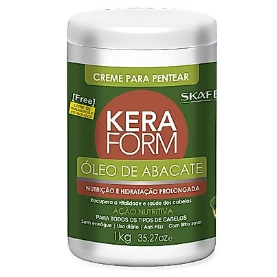 Creme Pentear Keraform Óleo de Abacate Ação Nutri 1kg - Skafe