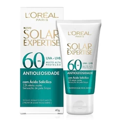 Protetor Solar Facial L'Oreal Expertise Antioleosidade FPS60 40g