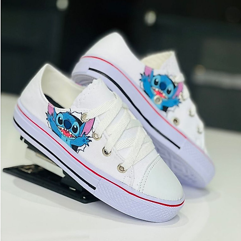 tênis infantil feminino tênis stitch tenis escolar infantil menina tenis infantil menino