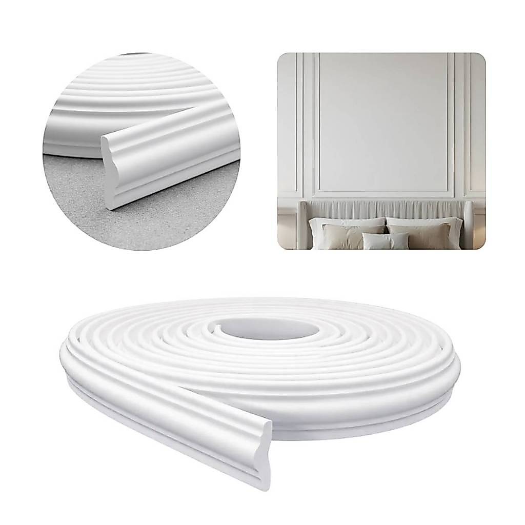 Rodameio Eva Branco 2.8CMX5MX10MM Autocolante Moderno Decoração