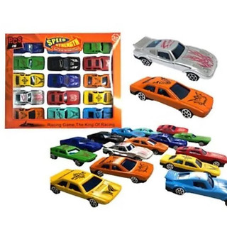 Kit Com até 30 Carrinhos Coloridos Coleção Carros De Brinquedo tipo Hot wheels Colecionavel Mattel Loose Action Racing