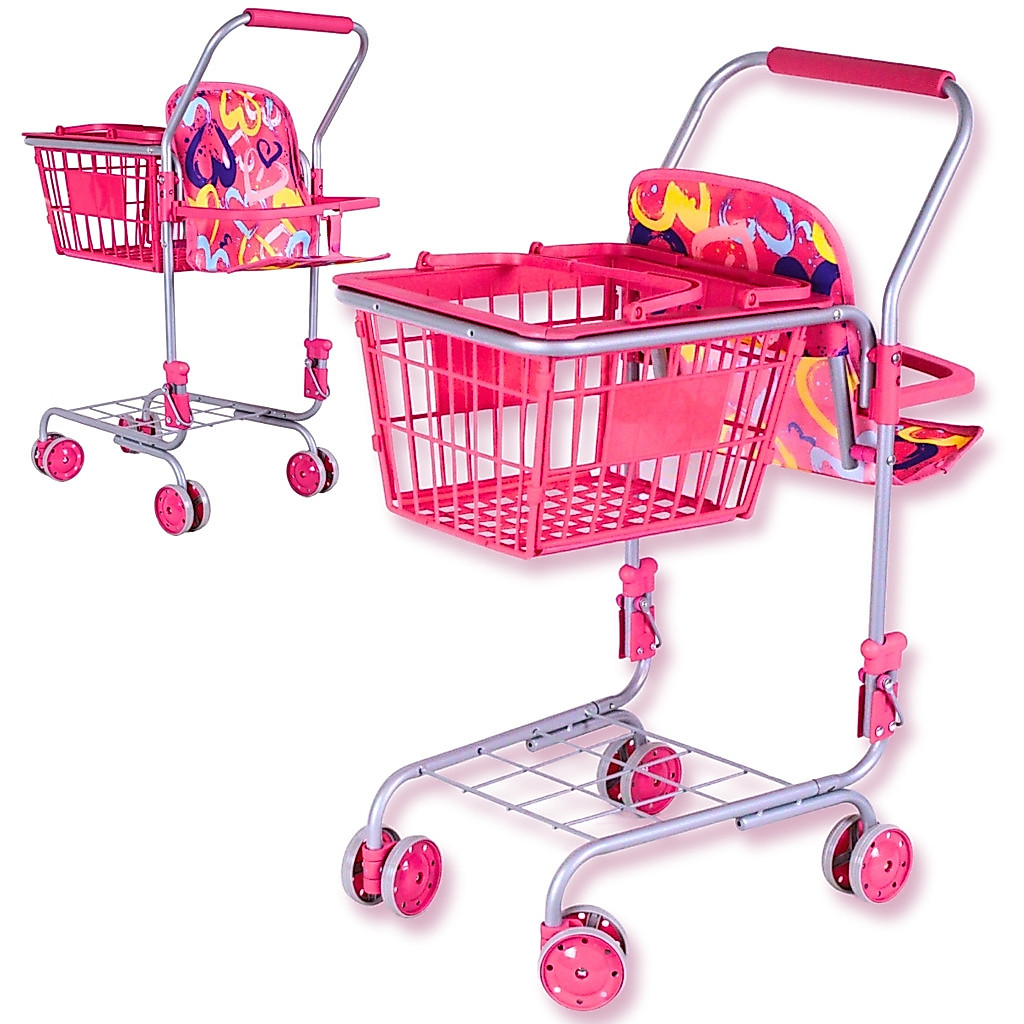 Carrinho de Compras Infantil com Cadeirinha de Bebê - Castela