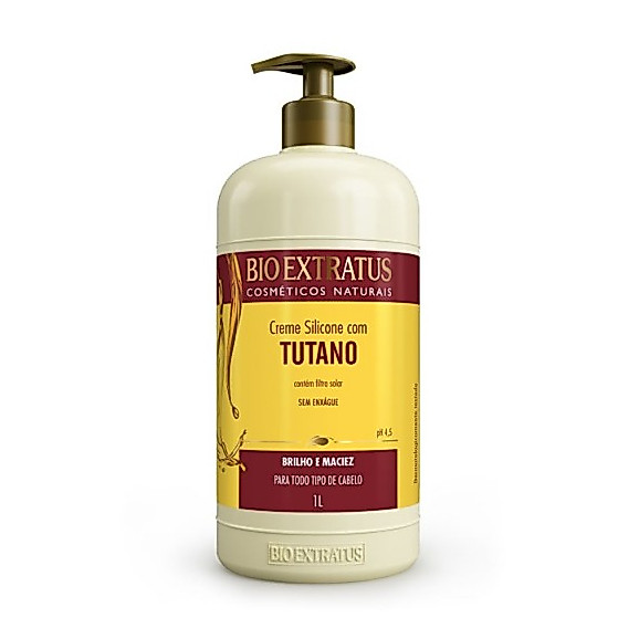 Creme Para Pentear Silicone Tutano Força e Maciez Bio Extratus 1L