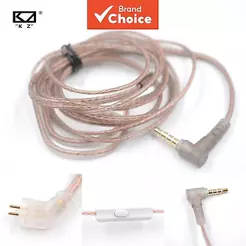 KZ Earbuds Cabo de Atualização Plano de Cobre Livre de Oxigênio Alta Pureza Original Fio Fone de Ouvido Para EDX EDXPRO