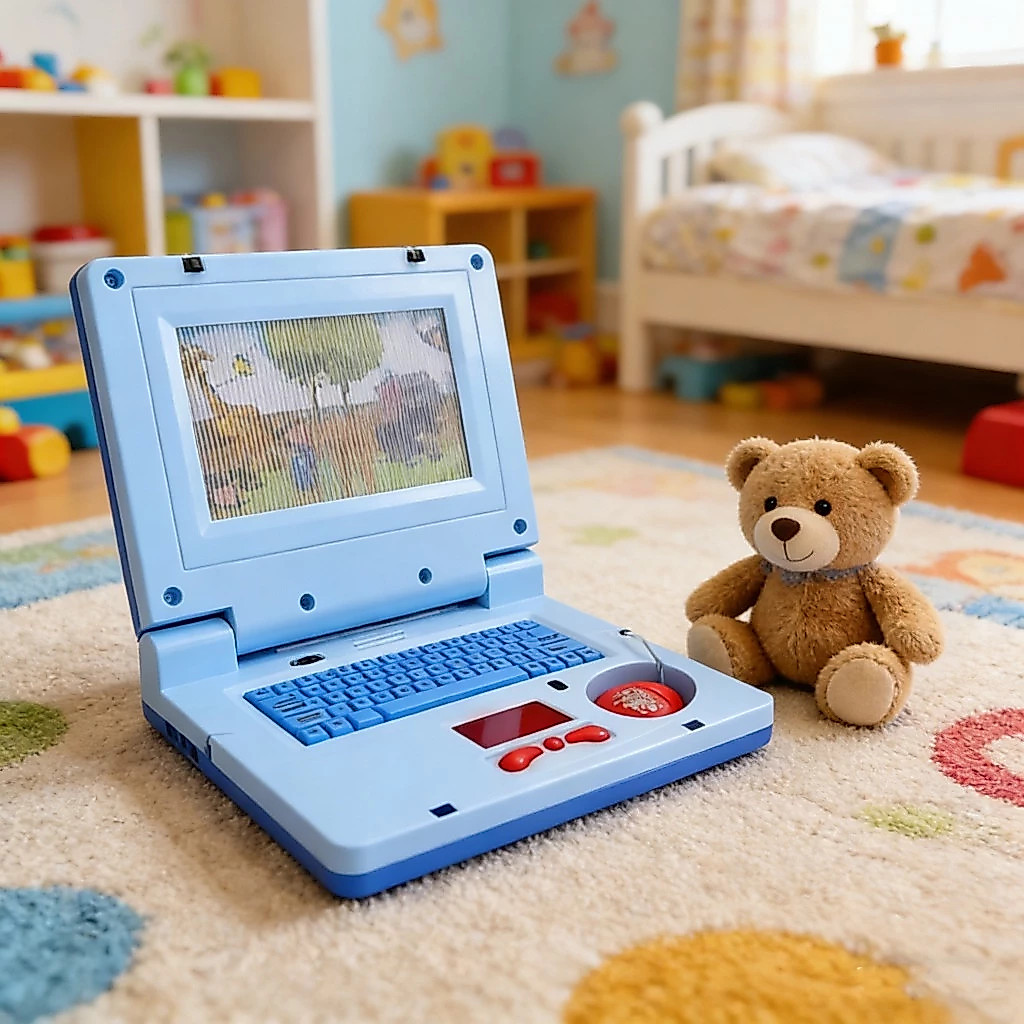 Notebook De Brinquedo Laptop Infantil Musical Com Luz Educativo Presentes para crianças princesas