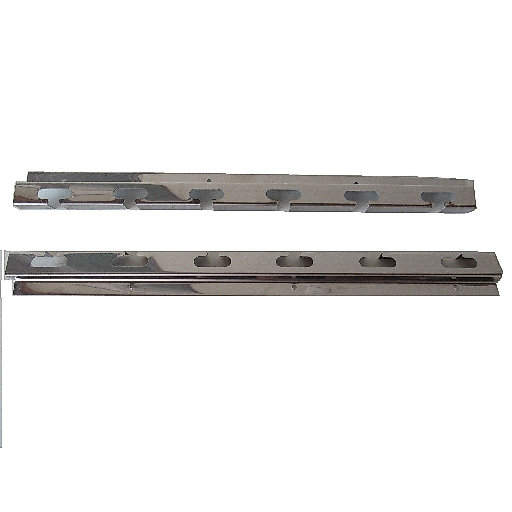 kit suporte para churrasqueira com 47cm altura e 6 niveis para apoio grelha espetos - Sem barras — imagem 2 de 2