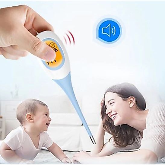 TERMÔMETRO DIGITAL RÁPIDO DE BEBÊ 8S INFANTIL MEDIR TEMPERATURA 8 SEGUNDOS MEDIDOR FEBRE RAPIDO — imagem 2 de 2
