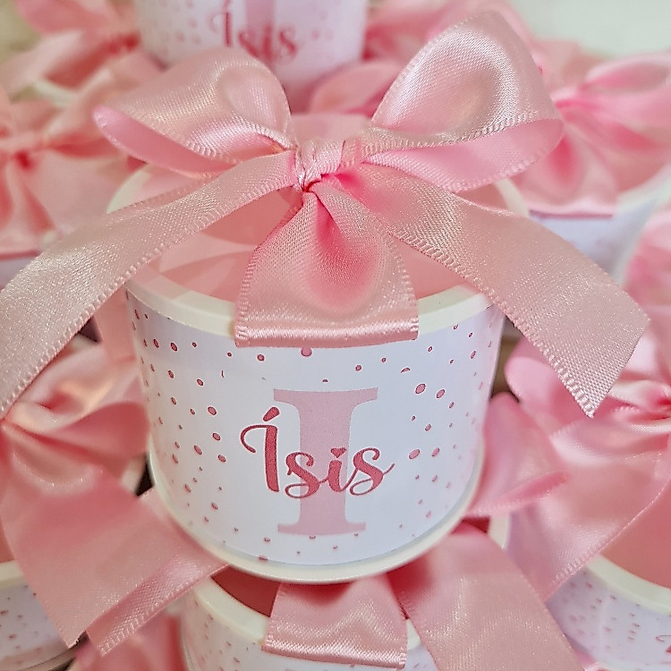 Kit tubolatas personalizadas Maternidade Rosa bebê | Lembrancinha maternidade | aniversário | chá de bebê | 5x6 - Vários