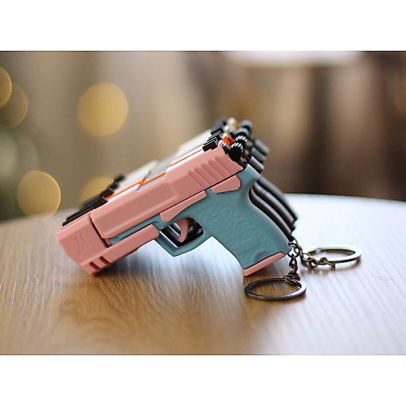 chaveiro pistola, chaveiro masculino, chaveiro criativo, chaveiro para mochila, chaveiro presente, chaveiro colecionável