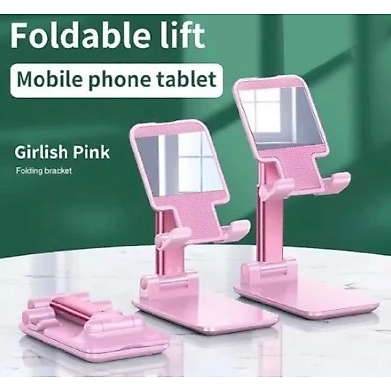 Suporte Flexível Para Celular e Tablet Dobrável, Ajustável Apoio de Mesa