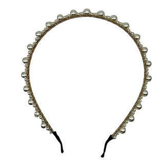 Tiara T02 Personalizada Com Perolas Pequenas Delicada Resistente Elegante Versátil