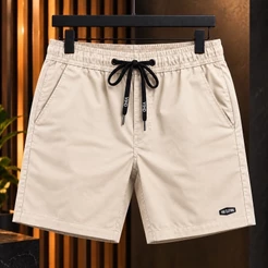 Bermuda Sarja Masculina Premium Algodão Social Casual Confortável com Bolso Embutido Costura Reforçada
