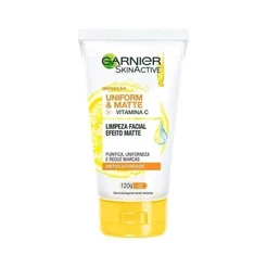 Sabonete de Limpeza Facial Garnier Uniform & Matte Vitamina C Antioleosidade