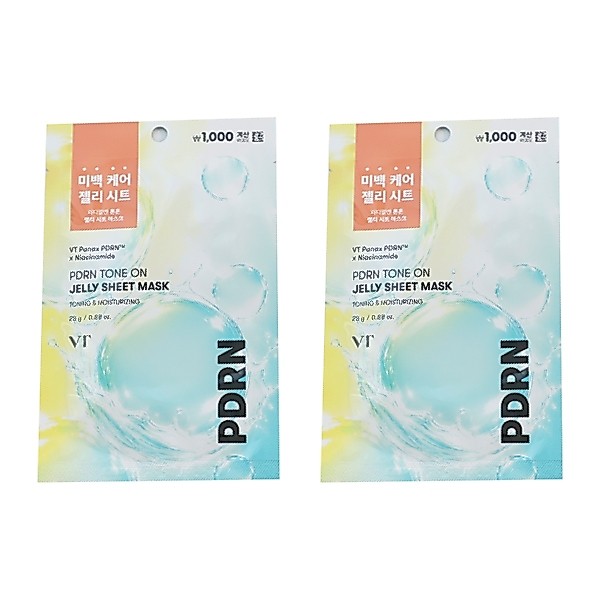 VT PDRN Tone-On Jelly Sheet Mask 25g (1 Sheet) — imagem 2 de 2
