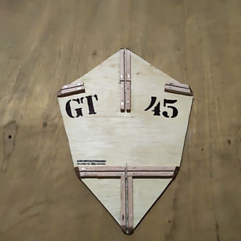Forma  gabarito profissional para  produção de pipas modelo  GT 45 CM
