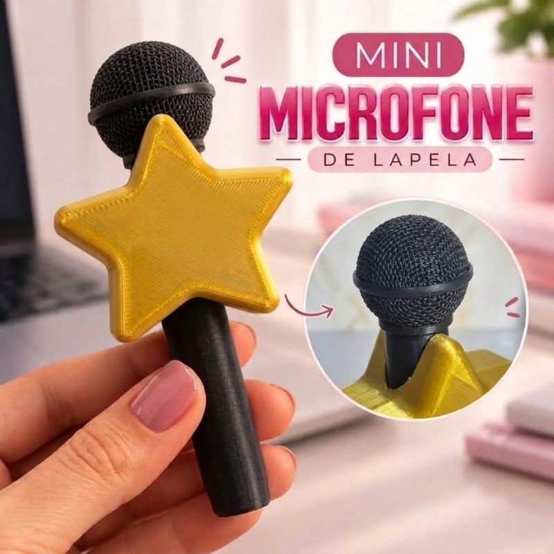 MINI ADAPTADOR PARA MICROFONE HOLLYLAND E LAPELA

