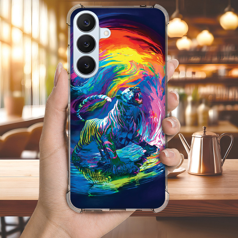 Capa Capinha GALAXY A26 A25 A24 A23 A22 A21S A20S A20 A17 A16 Anti-impacto Personalizada bichinho TIGRE owl (4098)