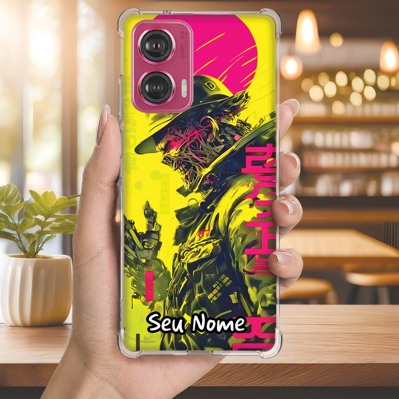 Capa Capinha MOTO G62 G60 G55 G54 G53 G52 G50 G42 G41 Anti-impacto Personalizada rock IRON MAIDEN nome (3562)