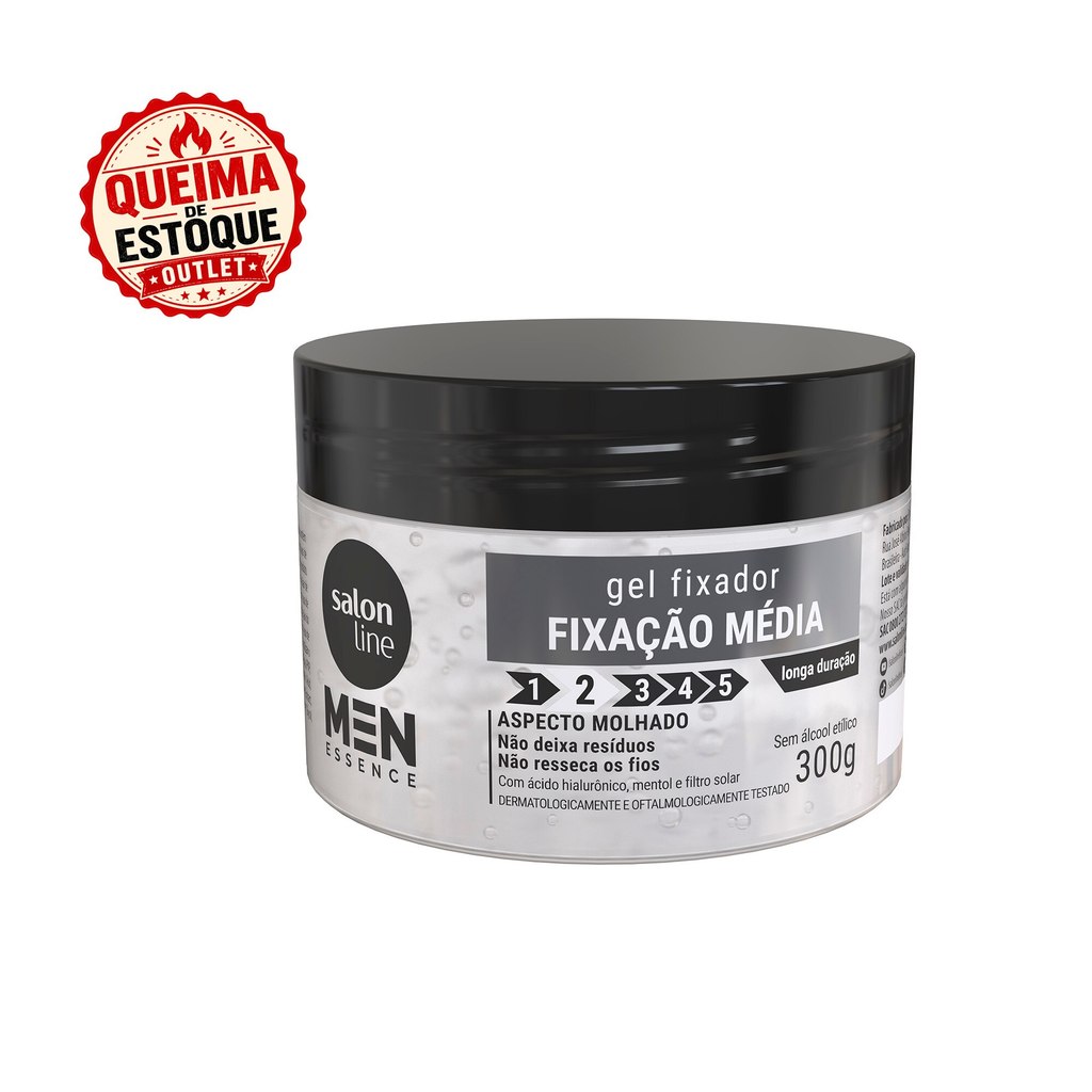 Gel Fixador Média Fixação Men Essence 300g