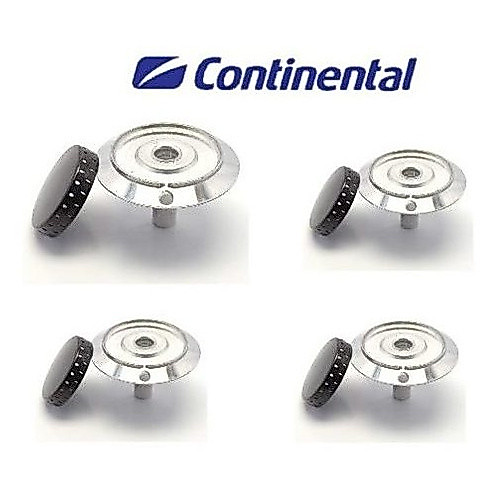 Kit 4 Tampinhas + 4 Queimadores Para Fogão Continental Perfetto