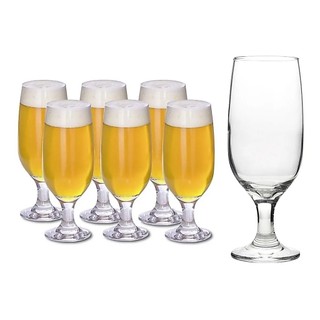 Kit Jogo 6 Taças Cerveja Chop Floripa Nadir 300ml
