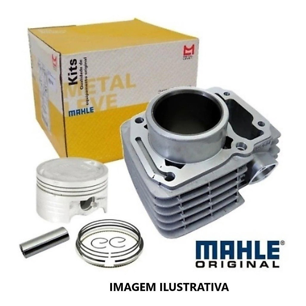 Kit Motor Cilindro Pistao Anel Honda Cbx Strada Nx Xr 200 93 94 95 96 97 A 2003 Original Metal Leve