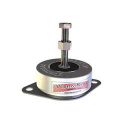 Amortecedor De Vibração Com chapa 4 Furos Mac 1/4" Fixação