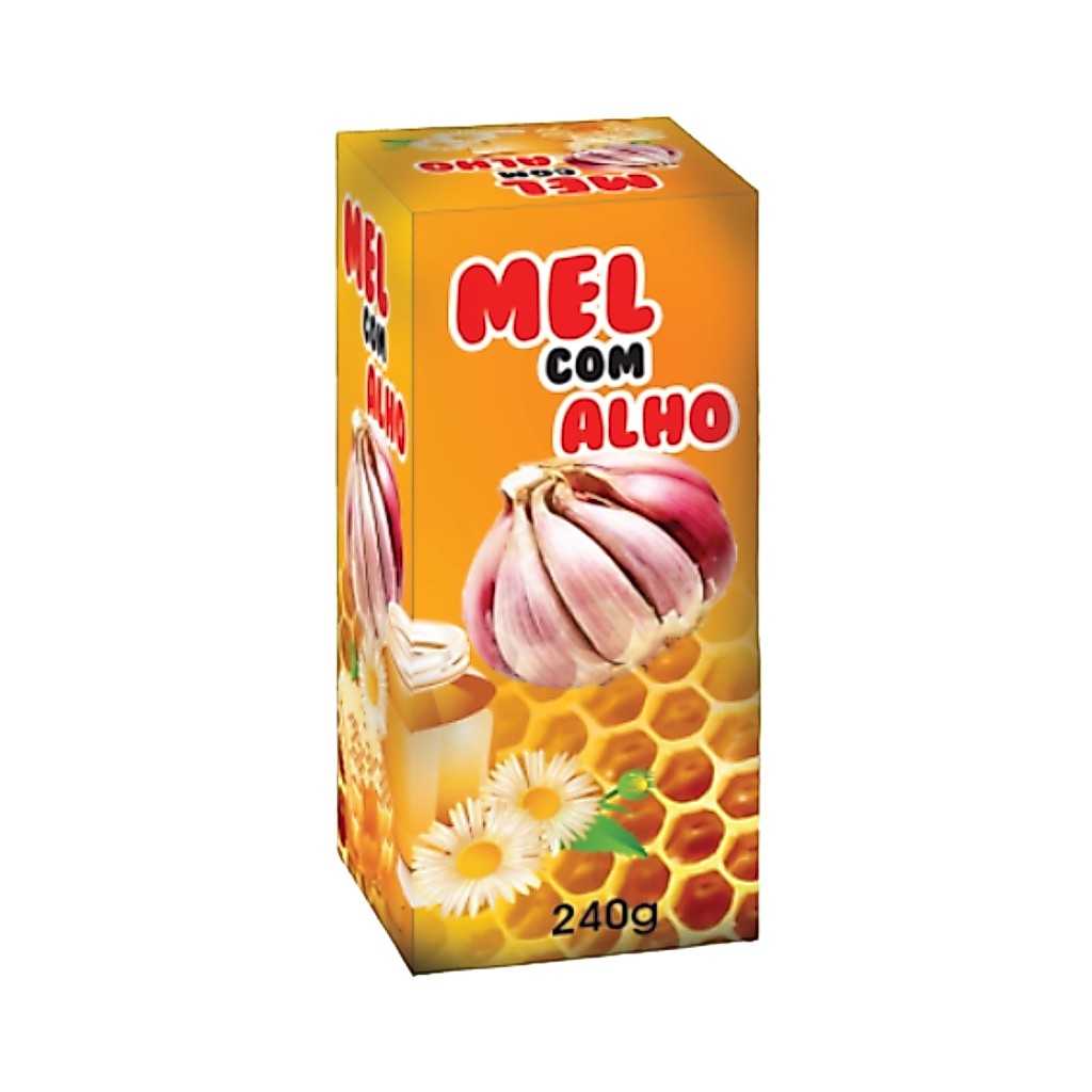 Composto Mel Com Alho 100% Natural - Frasco com 240ml