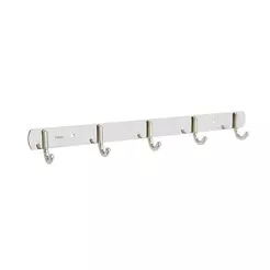 Lumai Suporte Parede 5 Ganchos Sevilla Inox 304 Cabide Toalha Roupa Casaco Bolsa Pendurador