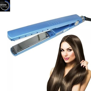 Prancha Chapinha Alisadora Profissional 450°F / 232°C AZUL BIVOLT PRONTA PARA ENVIA