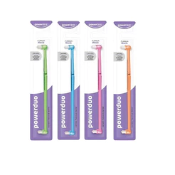 Escova Powerduo 2 Tufos Com Cerdas Macia Cores Powerdent