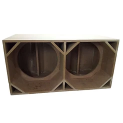Caixa Canhão Euclides 12" ou 15" CRUA no MDF