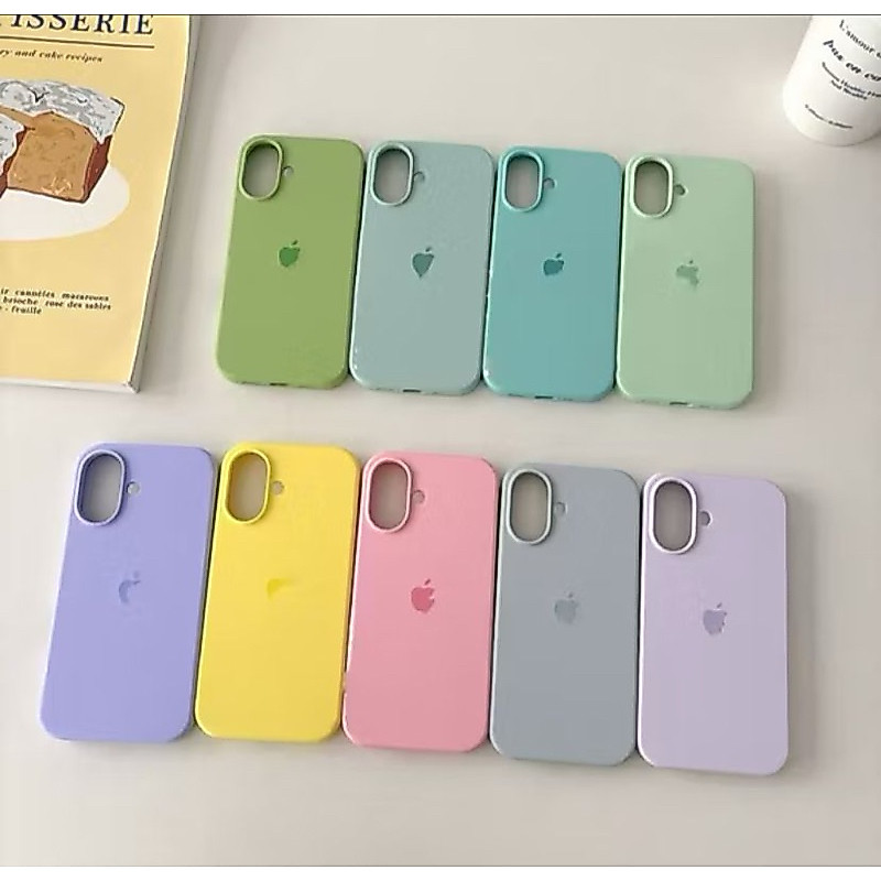 Capa Capinha Case Silicone Aveludada Para iPhone 16/ 16E/ 16 pro / 16 pro Max - Linha de Capas Premium
