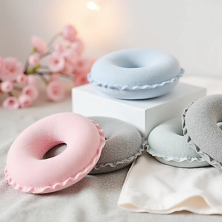 Kit Rosquinha de Amamentação Protetor 100% Algodão